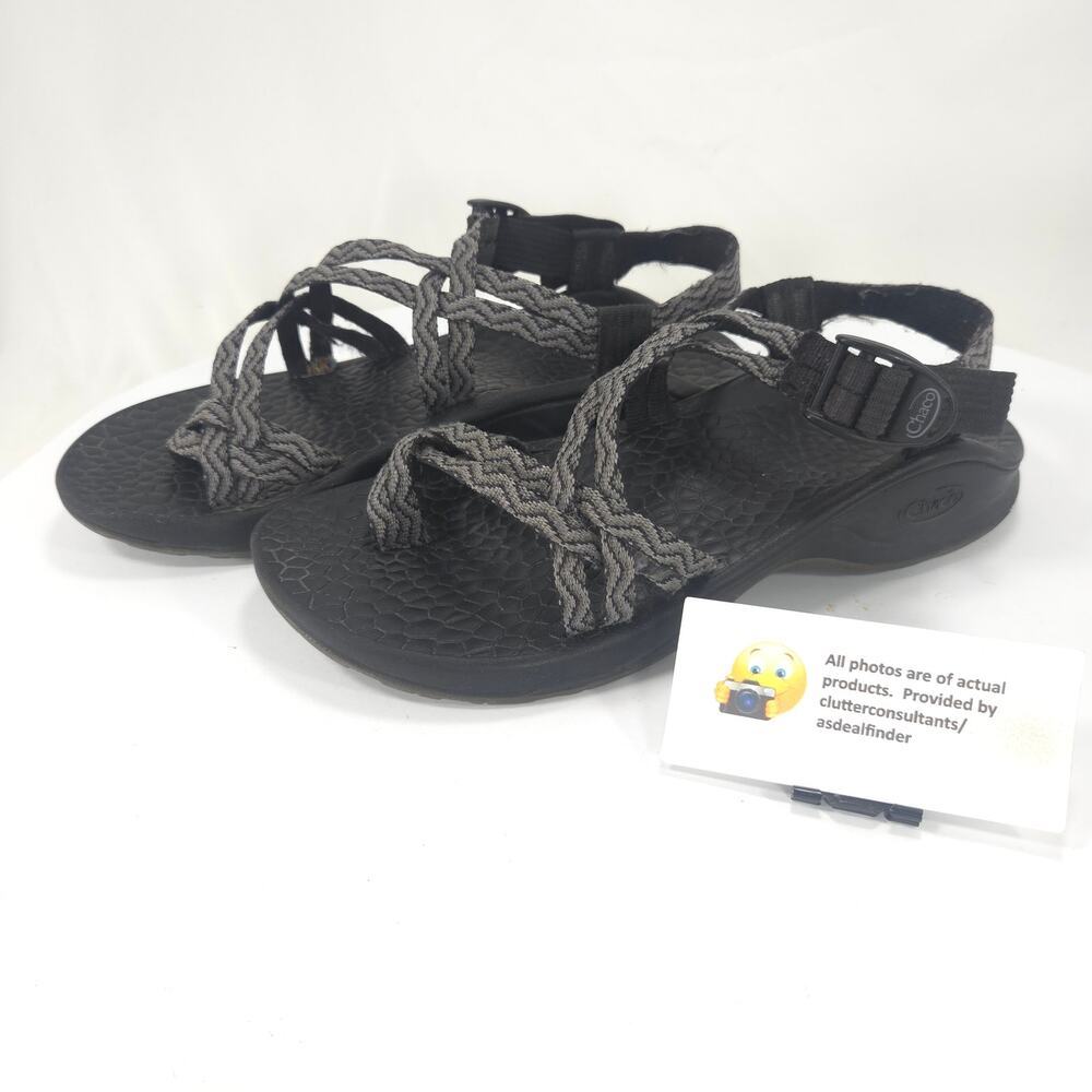 Chaco Classic Outdoor Slingback Adjustable Sandals Womens Size 8 J105182 Gray
